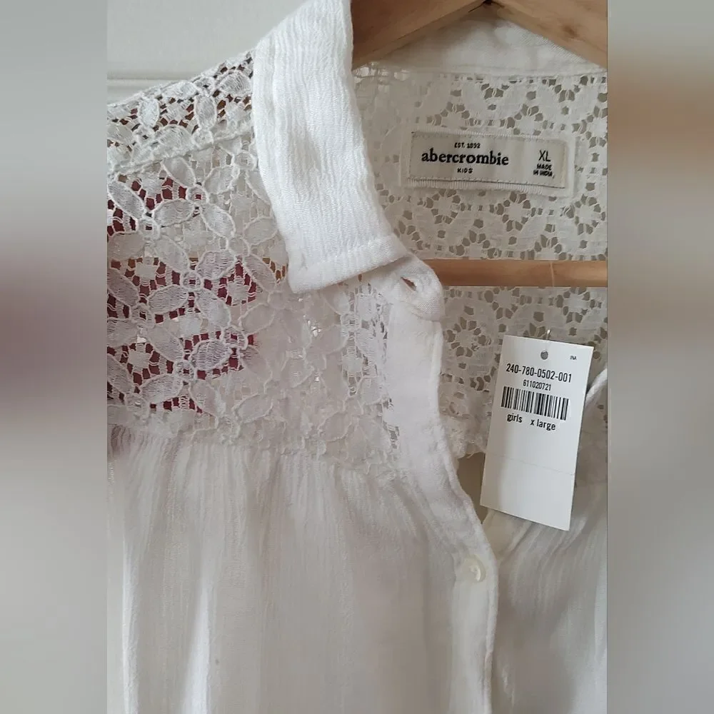 Abercrombie Kids Blouse Girls Without Sleeves Size XL